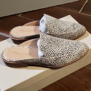 Madewell Frances Loafer Mule Spotted Calf Hair 5.5